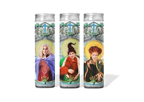 Hocus Pocus Sanderson Sisters Celebrity Prayer Candle Set These Hocus