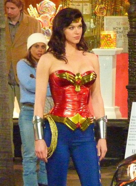 Pop Culture Safari Still More Pics Of Adrianne Palicki In Costume As Tv S New Wonder Woman