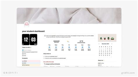 Notion Personal Dashboard Template