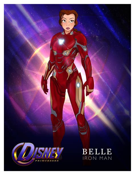 Disney Princess Avengers Mashup Disney Marvel Disney Princess Art