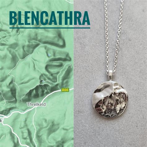 Blencathra Iconic Summits 3d Pendant Necklace Jess Macdonald Brass