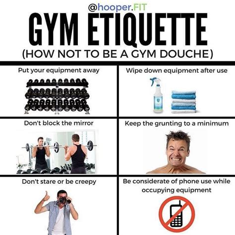 Gym Etiquette How Not To Be A Douche ️honestly I Dont Even Know