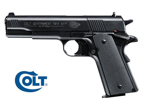Sparset Co2 Pistole Colt Government 1911 A1 Schwarz Kal 45 Mm