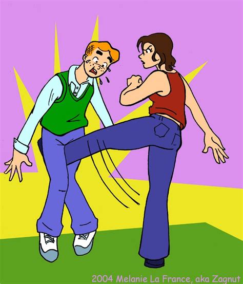 Archie Gets It Self Defense Martial Arts Kicks Family Guy