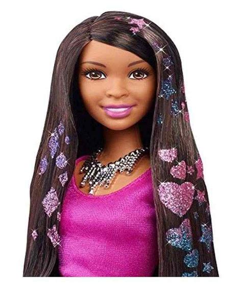 Barbie Glitter Hair Design African American Doll Buy Barbie Glitter