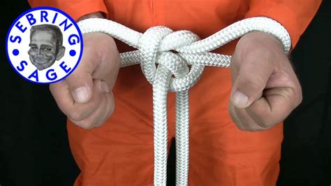 Knot Tying The Handcuff Knot Youtube