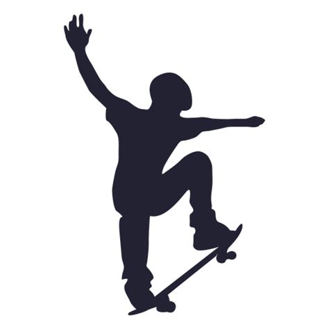 Skateboard Sport Silhouette Png Image Download As Svg Vector Eps Or
