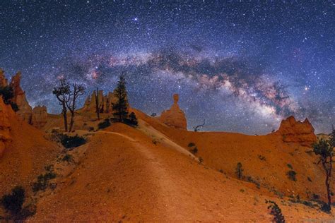 Bryce Canyon Cleopatra Et With Milky Way Bryce Canyon National Park