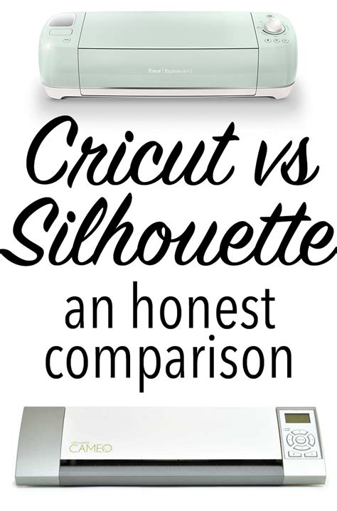 Cricut Versus Silhouette An Honest Comparison And Review