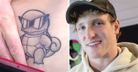 Logan Paul Is Not Happy With His Squirtle Pokemon Tattoo Metro News