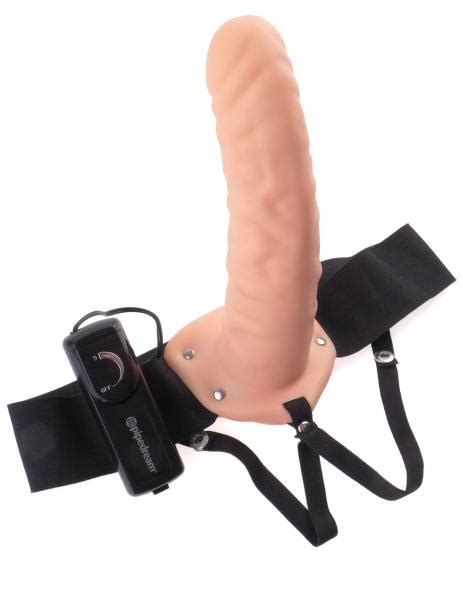 Vibrating Hollow Strap On 8 Inch Beige On Literotica