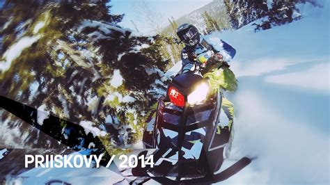 Snowmobiling Deep Powder — Priiskovy 2014 Youtube
