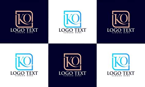 Premium Vector Luxury Letter K O Monogram Serif Logo Design Template