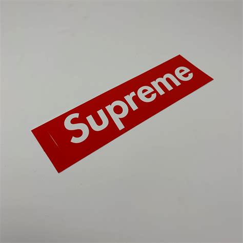 Supreme Box Logo Sticker Grailed