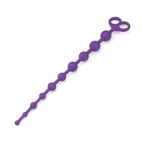 Inch Long Anal Beads Balls Smooth Silicone Anal Plug Butt Plug