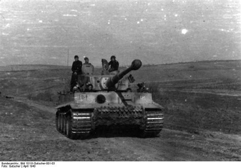 Photo Tiger I Heavy Tank Of The German 2nd Ss Panzer Division Das