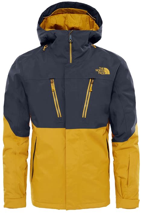 The North Face Fourbarrel Snowboardski Jacket M Yellowgrey