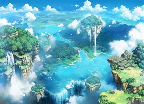 Fantasy World Background Anime Background Anime Scenery Visual