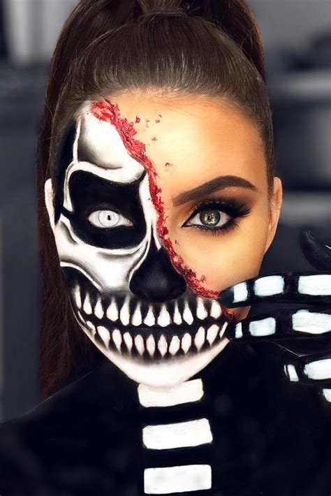45 Really Cool Skeleton Makeup Ideas To Wear This Halloween