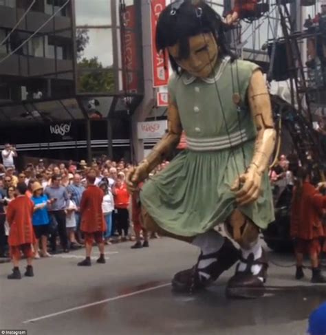 Crowds Gather In Perth To Watch International Arts Festival Daily