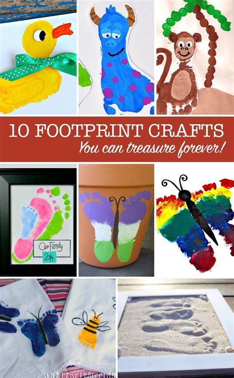 These Footprint Crafts Are A Great Way To Teach Your Toddler About