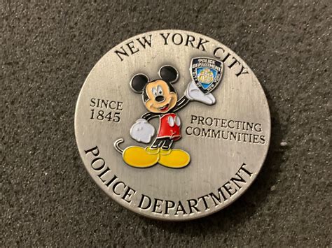 Nypd Mickey Mouse Police Department Protecting Communities Challenge