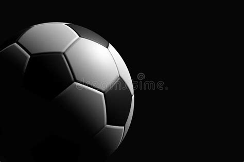 3d Soccer Ball Black Background Stock Illustrations 5282 3d Soccer