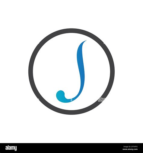 Creative Letter J Logo Template Illustration Design Stock Vector Image