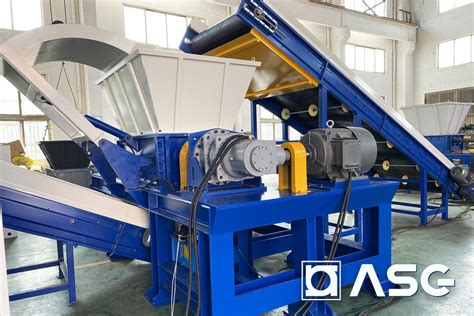 Double Shaft Plastic Shredder Machines Plastic Recycling Machines