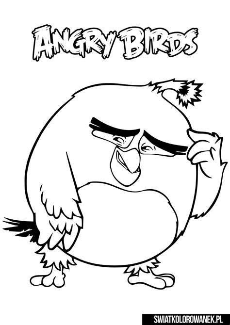 Malowanka Do Druku Angry Birds Darmowe Kolorowanki Do Druku