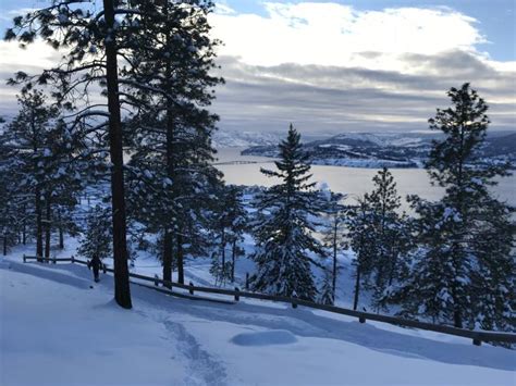 Average daytime temperature in kelowna in winter is +32°f, while evening temperature falls to +27 average winter temperature graph in kelowna, broken down by month and year, according to our. Winter Hikes within 30 Minutes of Downtown Kelowna