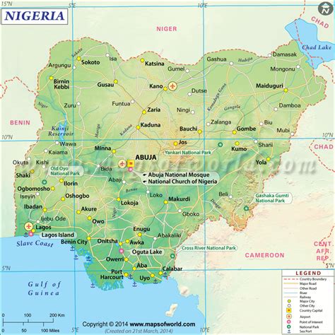 Nigeria Map | World Go Africa @Nigeria | Pinterest