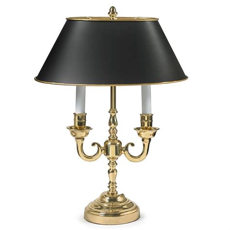 Polished Solid Brass Lamp Is Handmade In America It Has An On And Off
