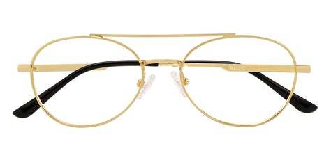 Hinton Aviator Prescription Glasses Gold Mens Eyeglasses Payne Glasses