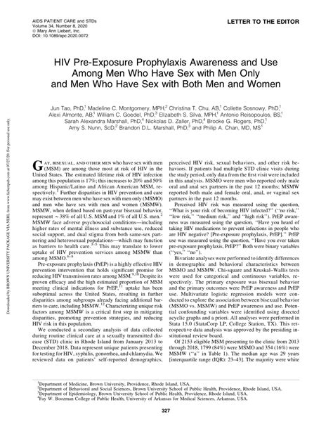 Sexual Health Hiv Care And Pre Exposure Prophylaxis In The African