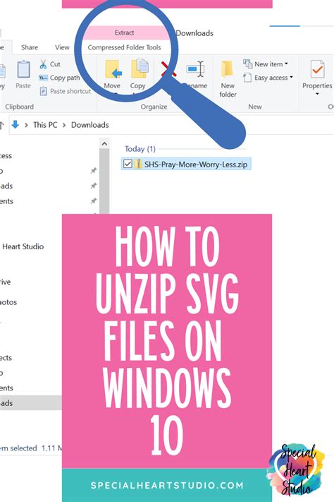 If you purchase a new pc with the windows 10 creators update preinstalled or perform a new install. How To Unzip And View SVG Files in Windows 10 - Special Heart Studio