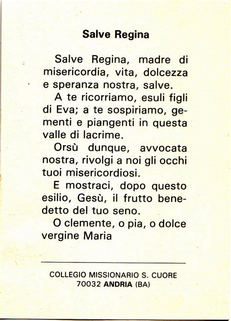 I Santini Di Antonino Salve Regina