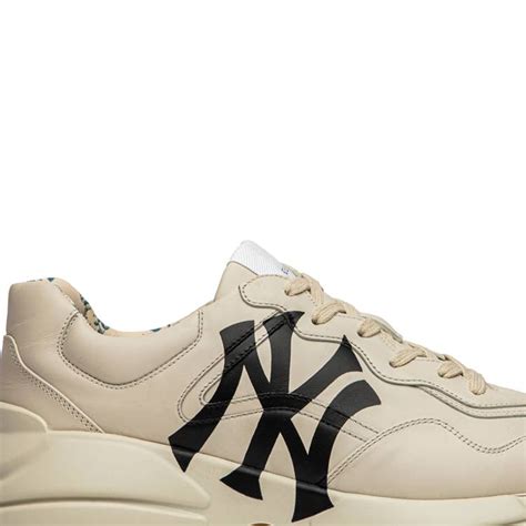Gucci Rhyton Leather Sneaker Ny Yankees Pk Kicks