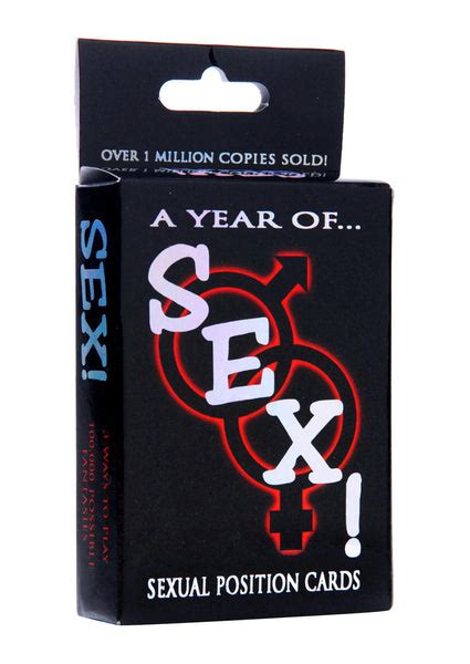 A Year Of Sex Sexual Position Card Game Lovers Sex Toys