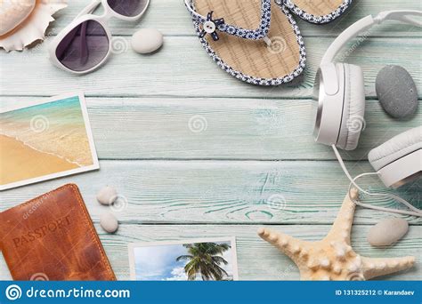 Travel Vacation And Music Concept Stock Photo Image Of Summer