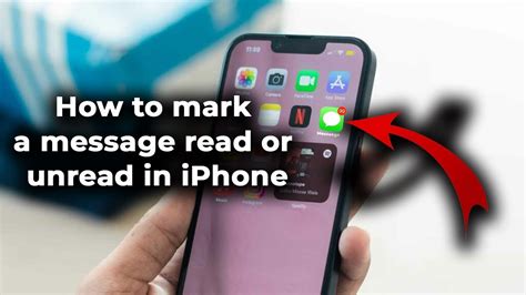 How To Mark A Message Read Or Unread In Iphone Apple Info Youtube