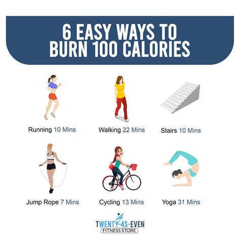 6 Easy Ways To Burn 100 Calories In 2021 Burn 100 Calories Fitness Stores Get Fit