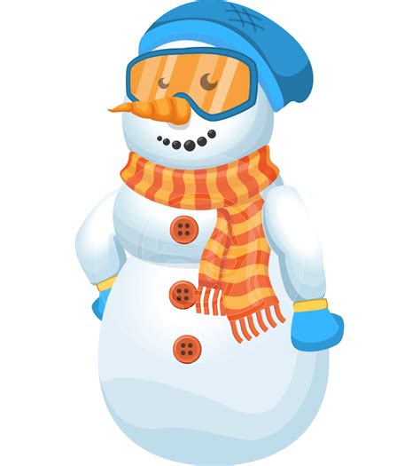 Snowman Cartoon Vector Character 50 Illustrations Graphicmama