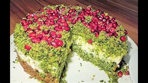 Dieser pinnwand folgen 277363 nutzer auf pinterest. Torte Kuchen Grüne Wiese mit Spinat und Granatapfel - YouTube