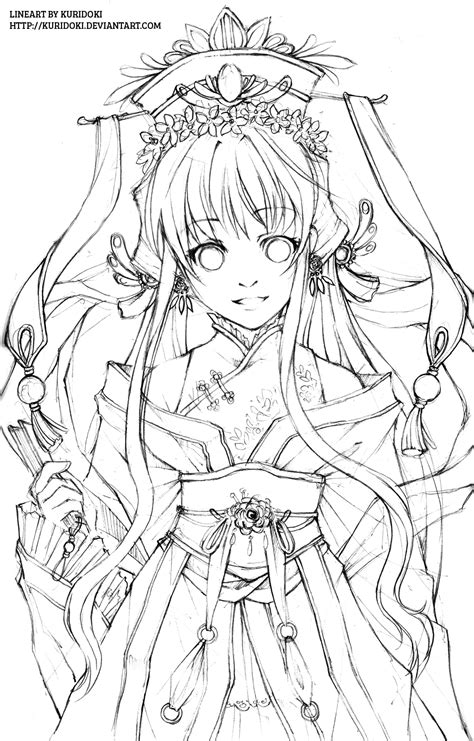 Hudtopics Anime Coloring Pages Deviantart