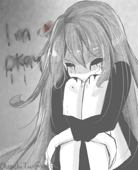 Dibujos De Chicas Anime Sad