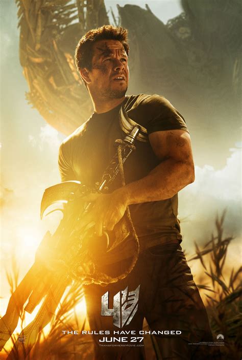 Mark Wahlberg Featured On New Poster For Transformers Age Of