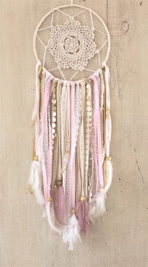 Pink And Gold Dream Catcher Pink Dreamcatcher By Shopwildcotton
