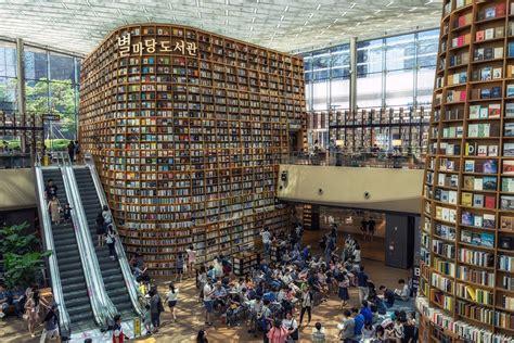 Starfield Library In Coex Mall Seoul South Korea Photos Puzzles Hot