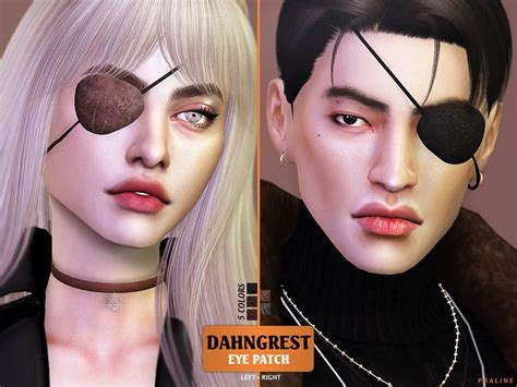 Eye Patch Accessories The Sims 4 P1 Sims4 Clove Share Asia Sims 4